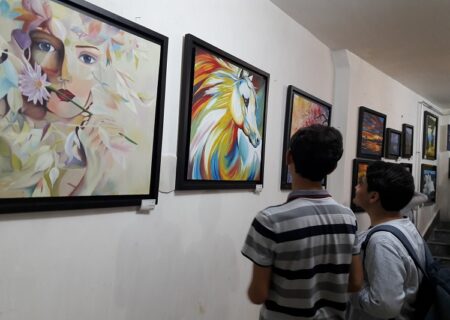 نمایشگاه آثار نقاشی هنرمند توانخواه “کلثوم رمضانپور” افتتاح شد.