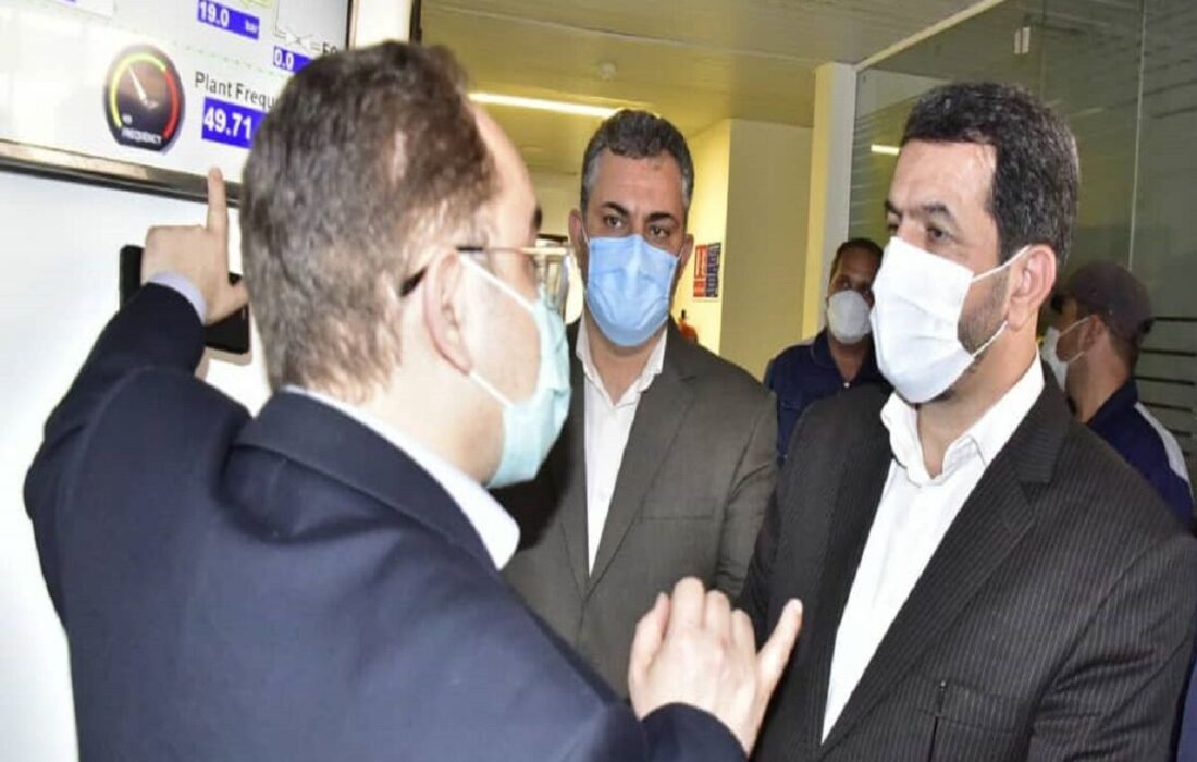 بازدید استاندار خراسان جنوبی از نیروگاه سیکل ترکیبی قاین