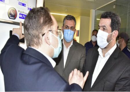 بازدید استاندار خراسان جنوبی از نیروگاه سیکل ترکیبی قاین