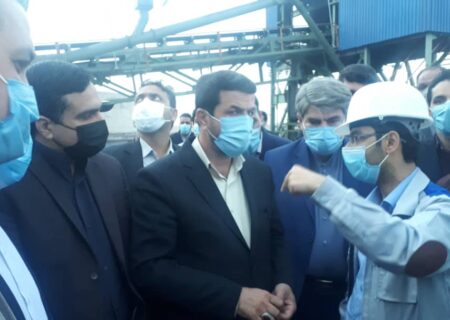 خط تولید آهن اسفنجی کارخانه فولاد قاینات آماده افتتاح رسمی