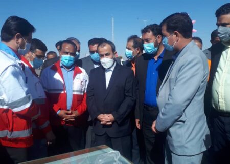 بازدید استاندار خراسان جنوبی از ستاد خدمات سفر در شهرستان قاینات