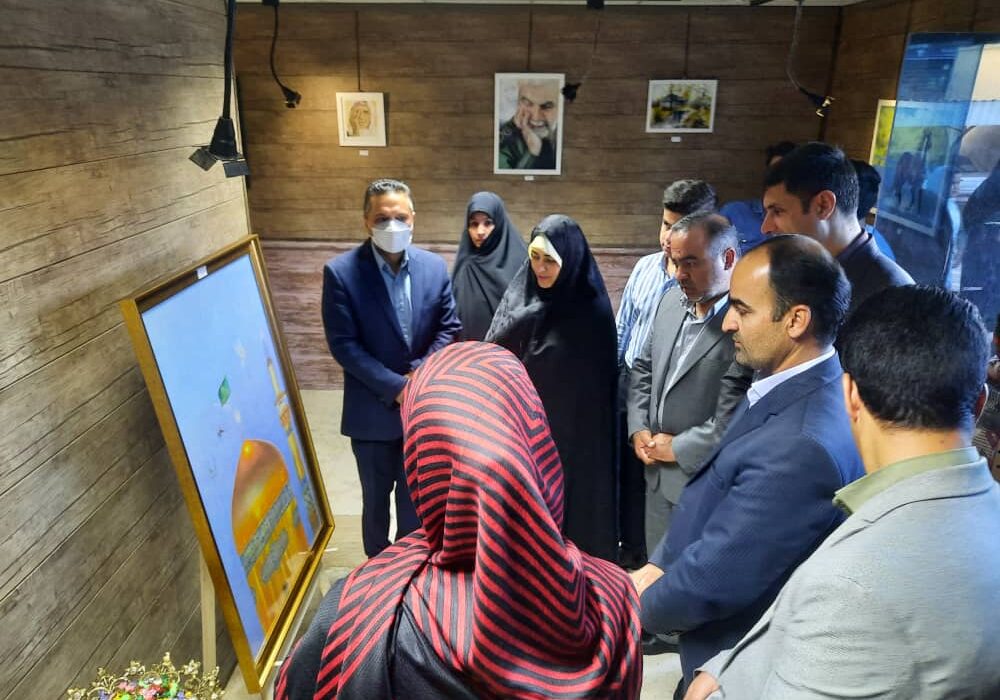 گشایش نمایشگاه تجسمی بهار در نگارخانه باران قاین
