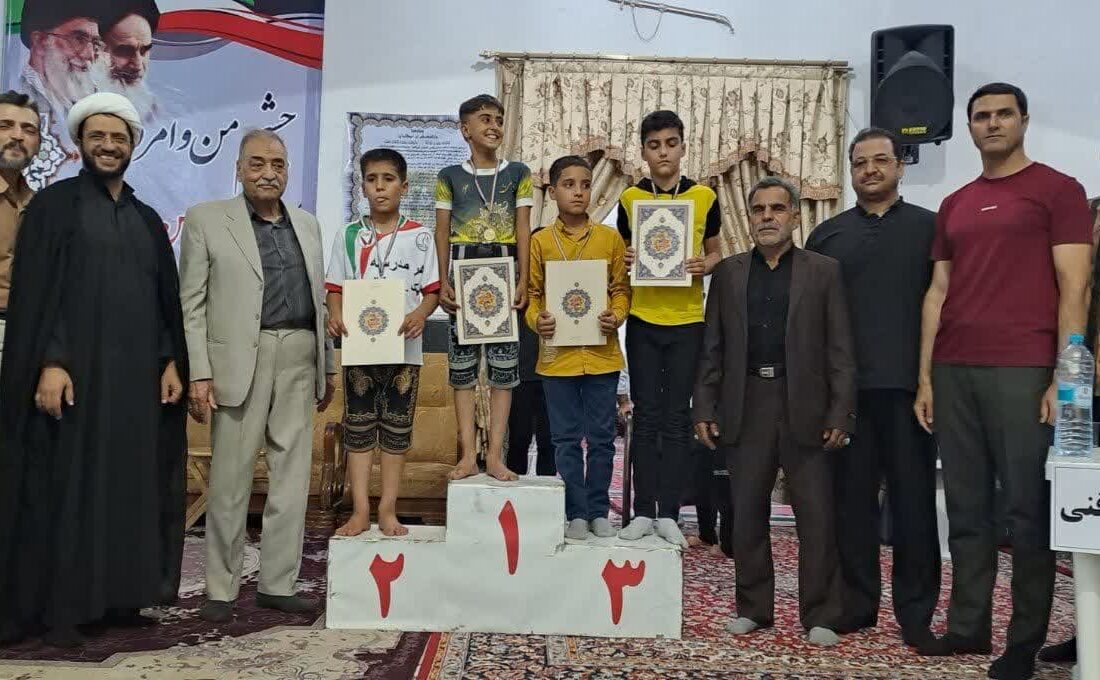 درخشش پهلوانان کوچک قاینی در مسابقات زورخانه‌ای استان خراسان جنوبی