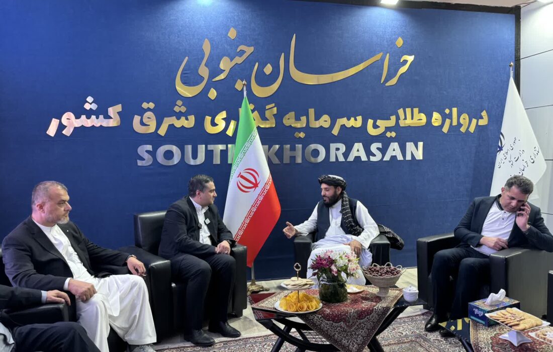 دیدار دو جانبه نماینده قاینات و زیرکوه با رئيس اتاق بازرگانی افغانستان