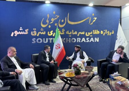 دیدار دو جانبه نماینده قاینات و زیرکوه با رئيس اتاق بازرگانی افغانستان