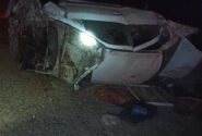 یک فوتی و پنج مصدوم در حادثه واژگونی خودرو