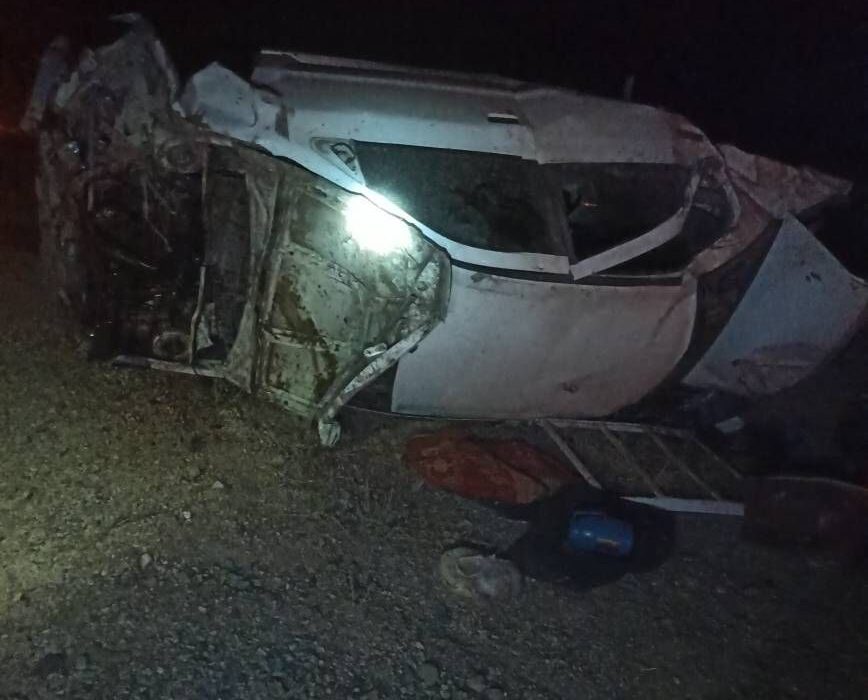 یک فوتی و پنج مصدوم در حادثه واژگونی خودرو