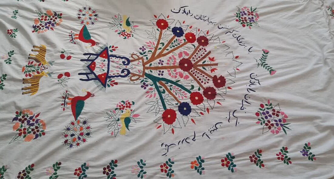 گلدوزی، تابلو هنر زندگی