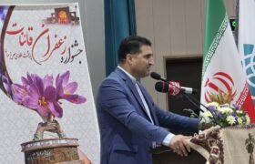 جشنواره زعفران قاینات نماد وحدت، کار و امید است