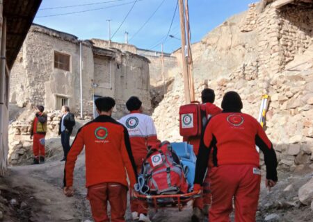 تمرین ترکیبی امداد و نجات نجاتگران جمعیت هلال احمر قاینات